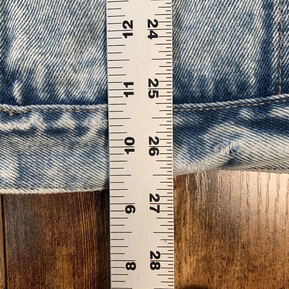 Vintage Women's Calvin‎ Klein Sport Acid Wash Denim Jacket Size Large - Picture 4 of 5